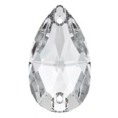 Varrható csepp alakú kő méret: 18x11mm - CRYSTAL (001)